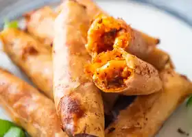 Crispy Lasagna Egg Rolls recipe