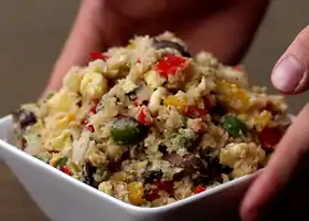 Veggie Cauliflower Fried Rice Recipe by Tasty recipe