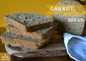 Carrot Walnut Bread [Vegan] recipe