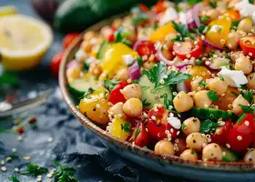 Mediterranean Chickpea and Quinoa Salad recipe