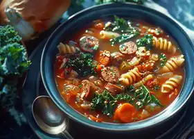 Hearty Chicken Sausage and Vegetable Soup recipe