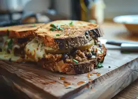 Spicy Black Bean and Turkey Melt recipe