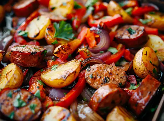 Stashcook | Spicy Sausage and Potato Roast