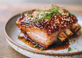 Honey Glazed Pork Belly with Aromatic Spices recipe