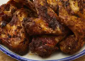 Dry-Rub Air-Fried Chicken Wings recipe