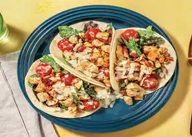 Caesar-Style Chicken Tacos with Bacon & Parmesan Pre-Prepped | Three Steps | Ready in 15 recipe