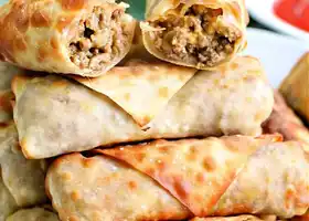 Ground Beef Egg Rolls recipe