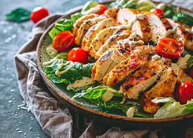 Crispy Chicken Caesar Twist Salad recipe